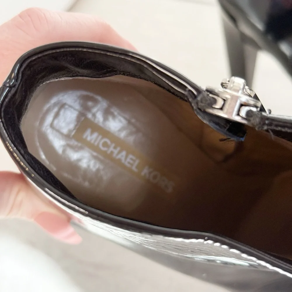 Michael Kors Collection - Patent Leather Platform Ankle Bootie - size 38 - EUC - Picture 8 of 15